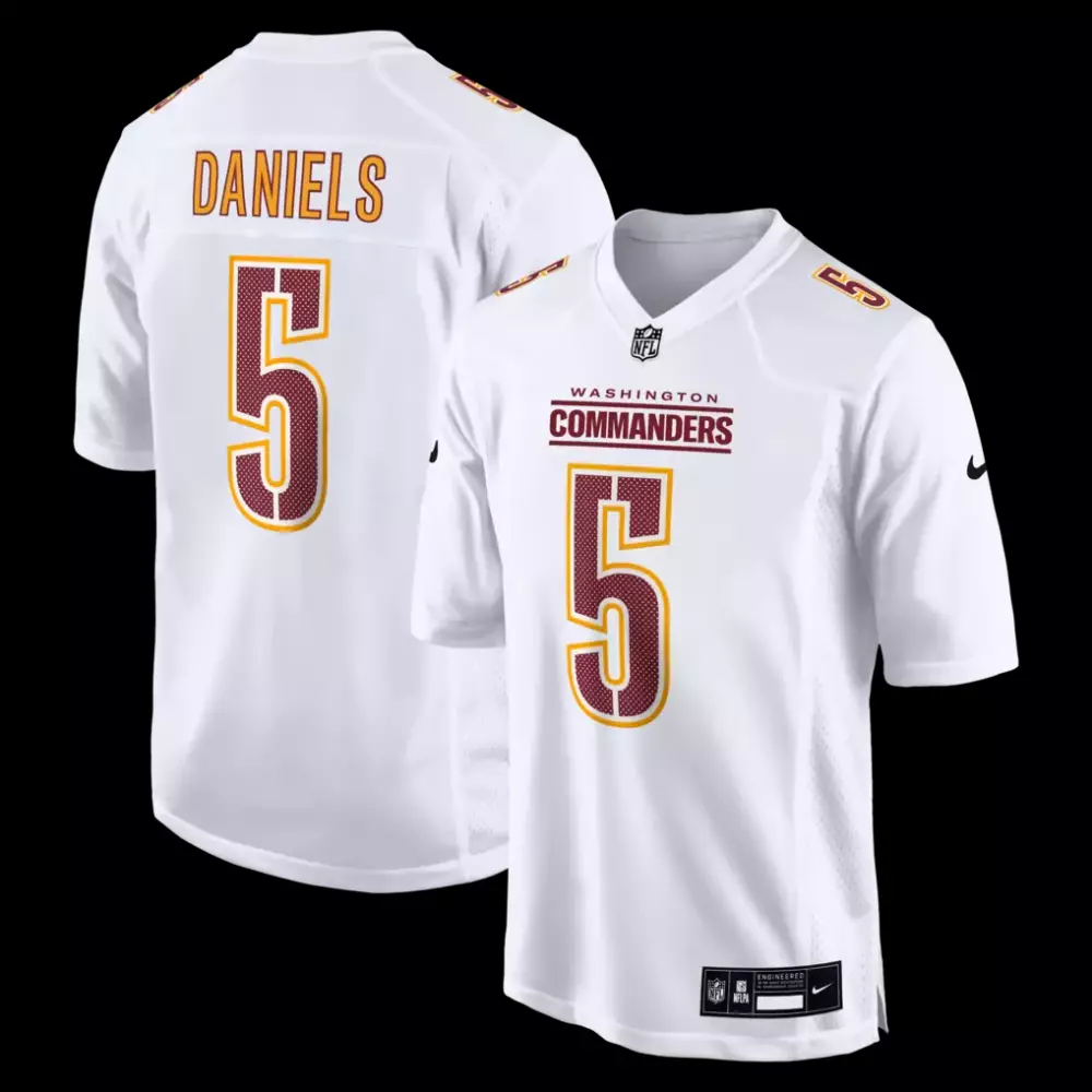 Jayden Daniels Washington Commanders Nike Fashion Jersey | Tundra White | For Men, Women & Youth