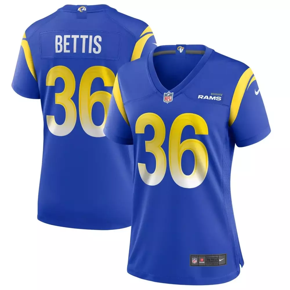 Jerome Bettis Los Angeles Rams Nike Women's Game Retired Player Jersey | Royal | Fan Gear for Women