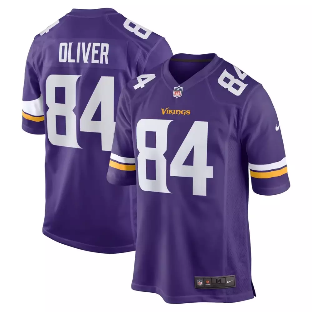 Josh Oliver Minnesota Vikings Nike Game Player Jersey | Purple Fan Gear for Men, Women & Youth