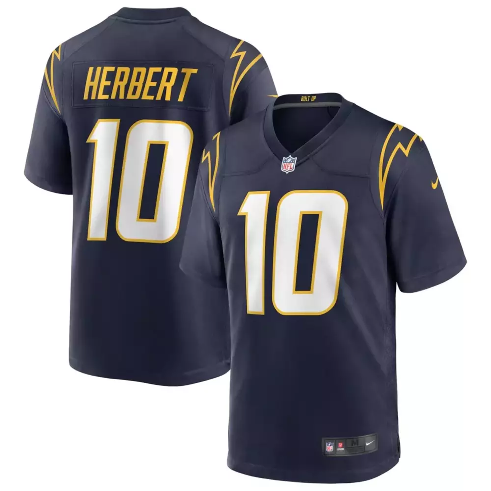 Justin Herbert Los Angeles Chargers Nike Alternate Game Jersey | Navy | Classic Fan Gear for Men, Women & Youth