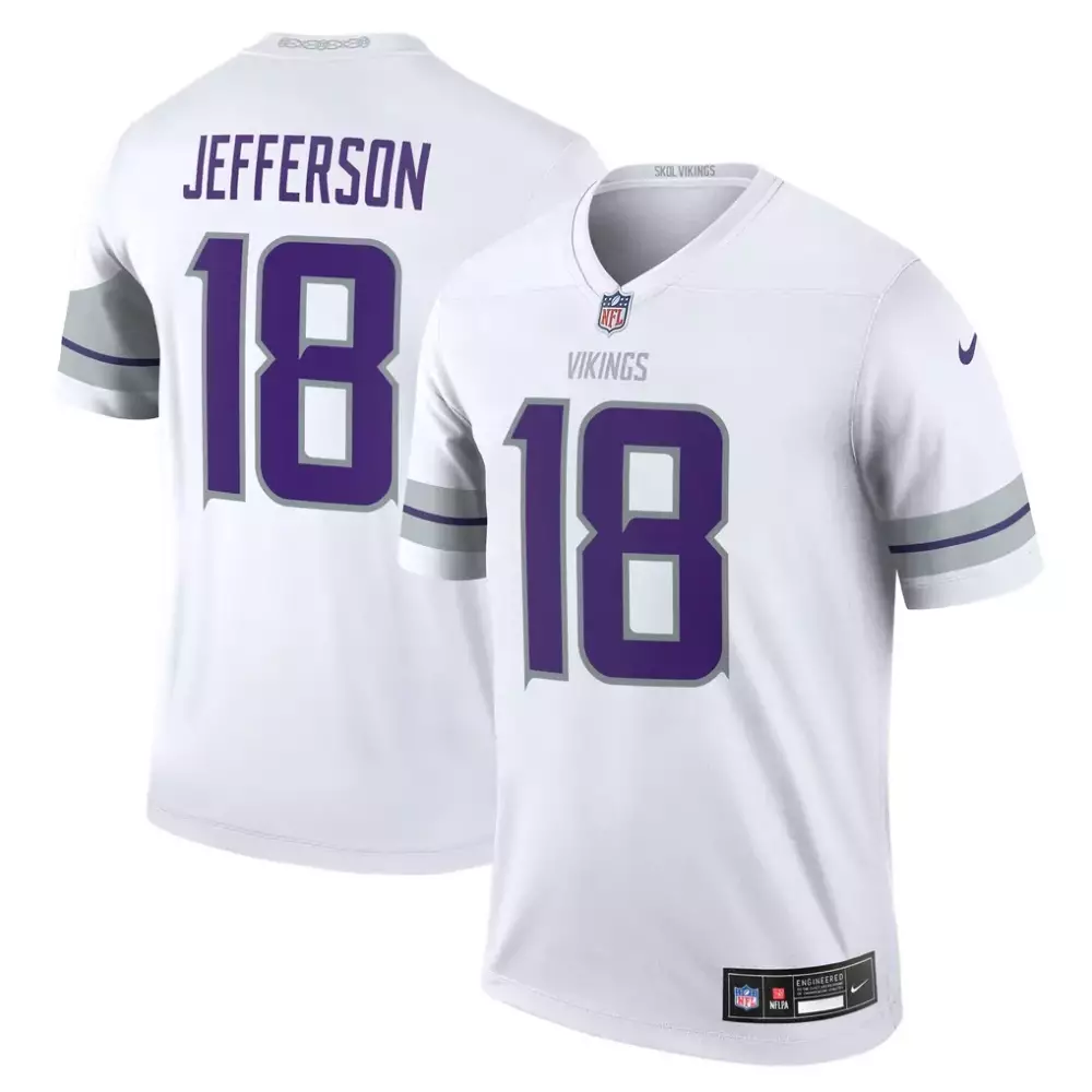 Justin Jefferson Minnesota Vikings Nike Legend Player Performance Top | White Fan Gear | For Men, Women & Youth