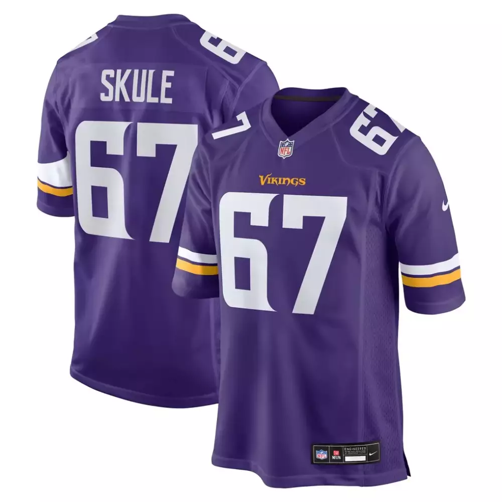 Justin Skule Minnesota Vikings Nike Team Game Jersey | Purple Fan Gear for Men, Women & Youth