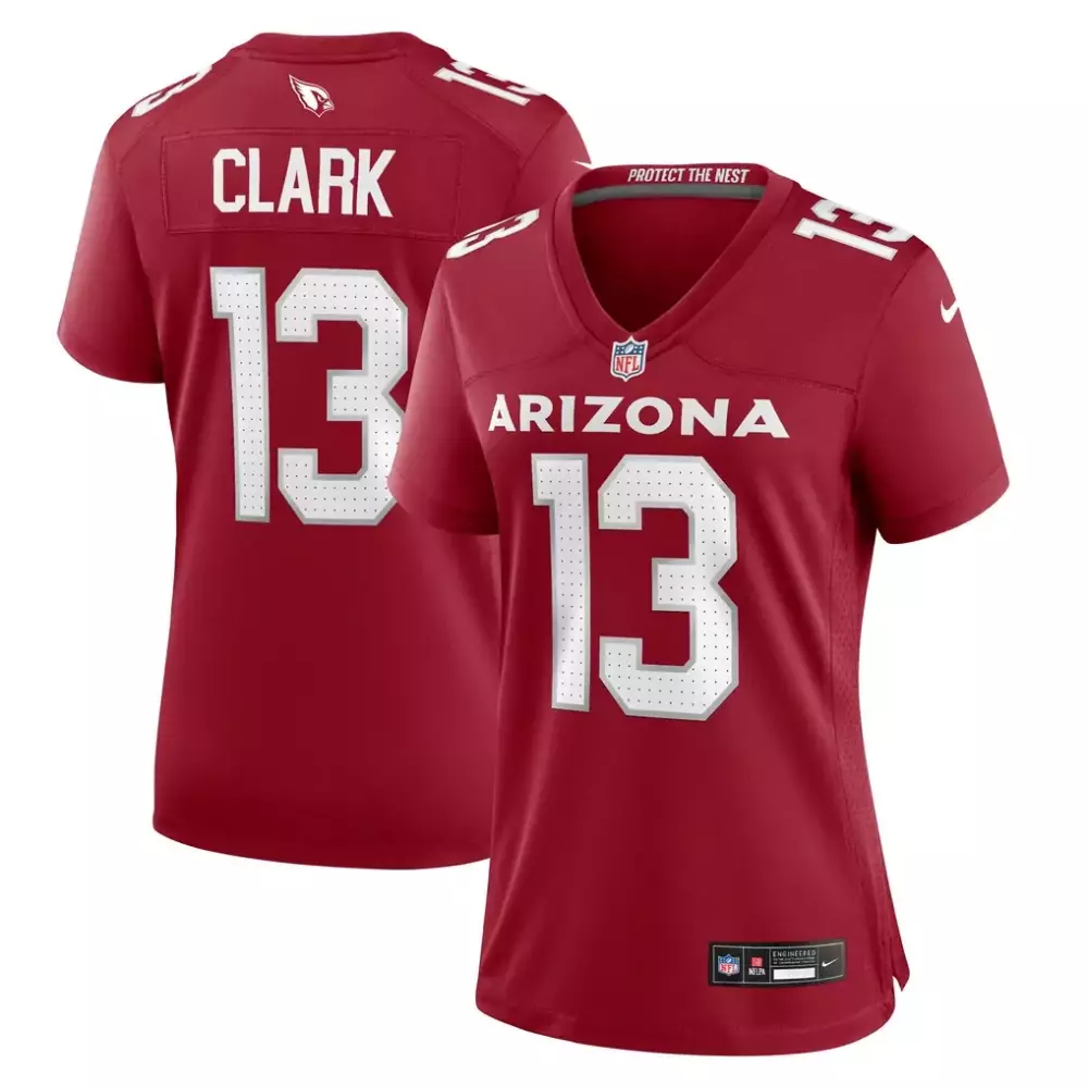 Kei Trel Clark Arizona Cardinals Nike Women's Game Jersey | Cardinal Color | Stylish Fan Gear for Women & Youth