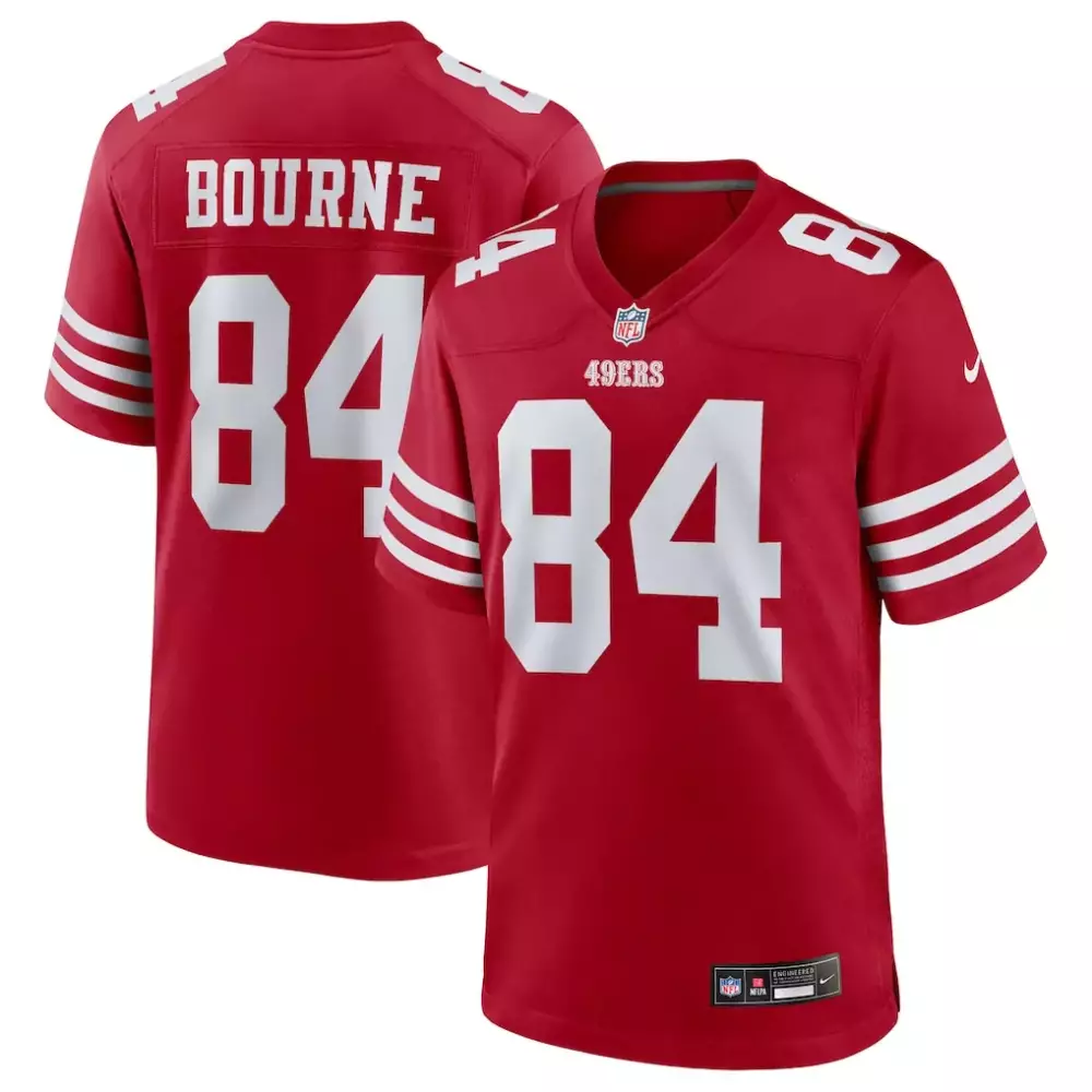 Kendrick Bourne San Francisco 49ers Nike Game Jersey | Scarlet | Fan Gear for Men, Women & Youth