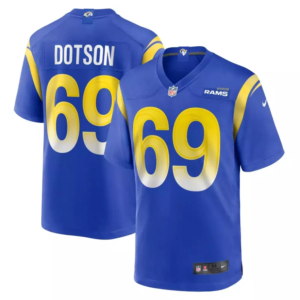 Kevin Dotson Los Angeles Rams Nike Game Jersey | Royal | Perfect Fan Gear for Men, Women & Youth