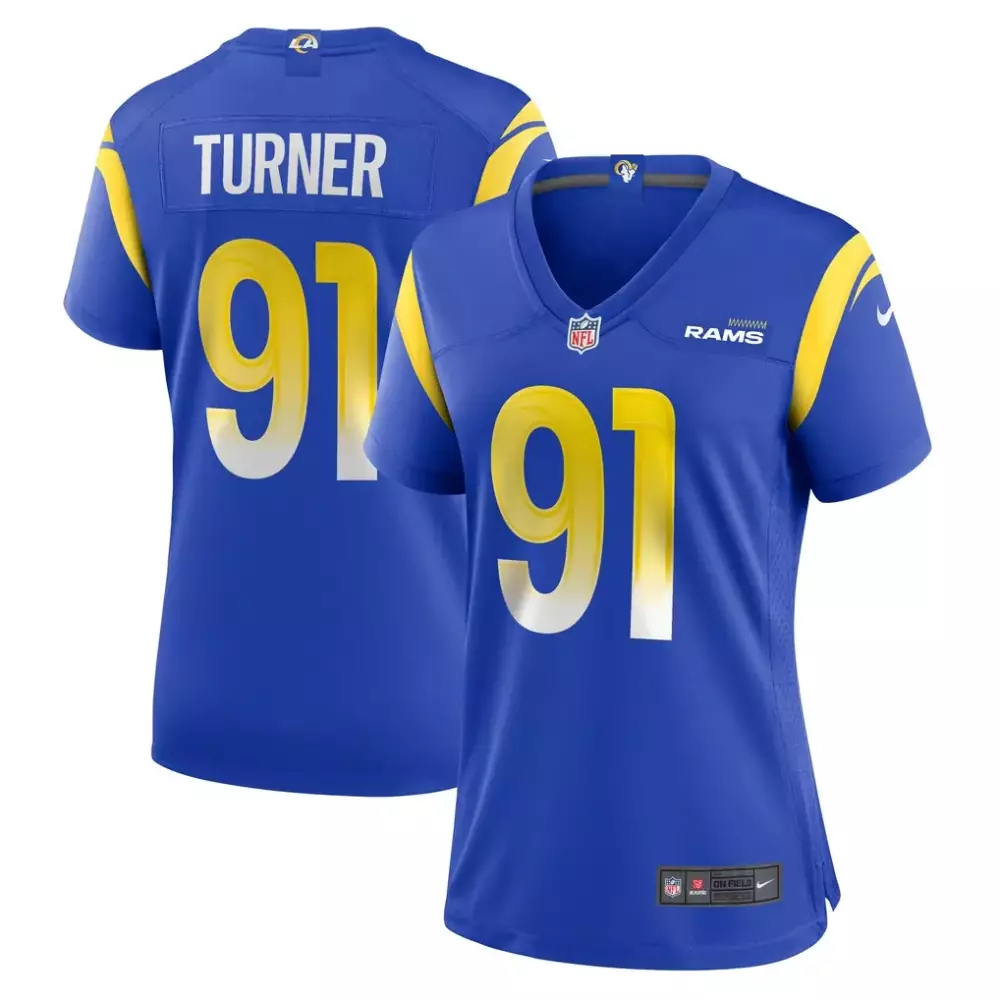 Kobie Turner Los Angeles Rams Nike Women's Home Game Jersey | Royal | Limited Edition Fan Gear for Women & Youth