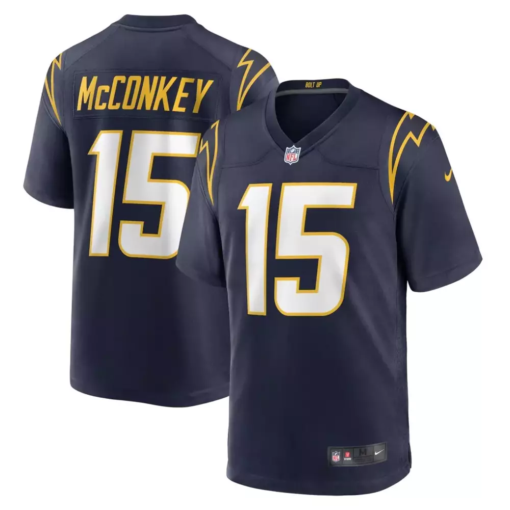 Ladd McConkey Los Angeles Chargers Nike Alternate Game Jersey | Navy Color | Fan Gear for Men, Women & Youth