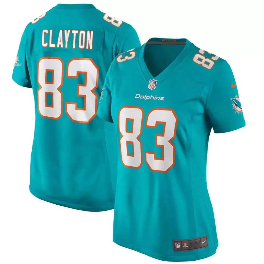 Mark Clayton Miami Dolphins Nike Women's Game Retired Player Jersey | Aqua | Perfect Gift Idea for Fans | For Men, Women & Youth