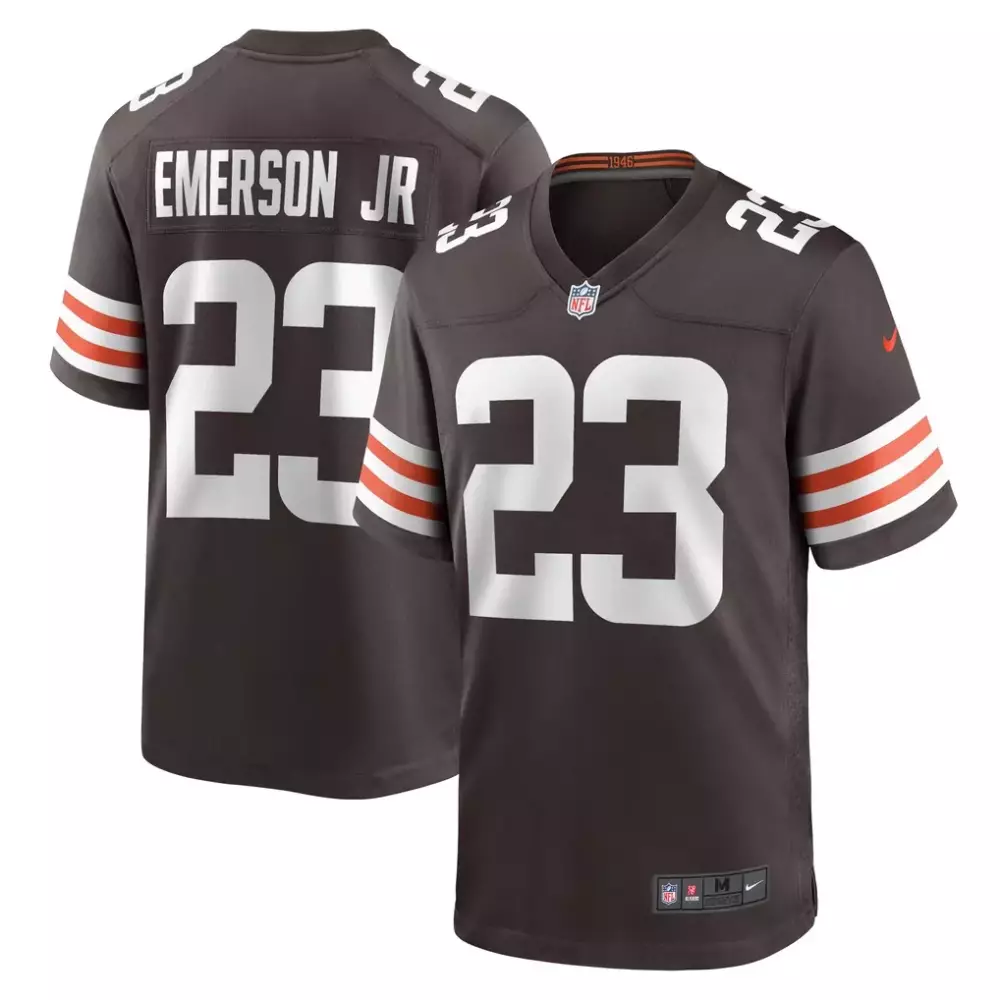 Martin Emerson Jr. Cleveland Browns Nike Game Player Jersey | Brown Stitched | Fan Gear for Game Day | For Men, Women & Youth