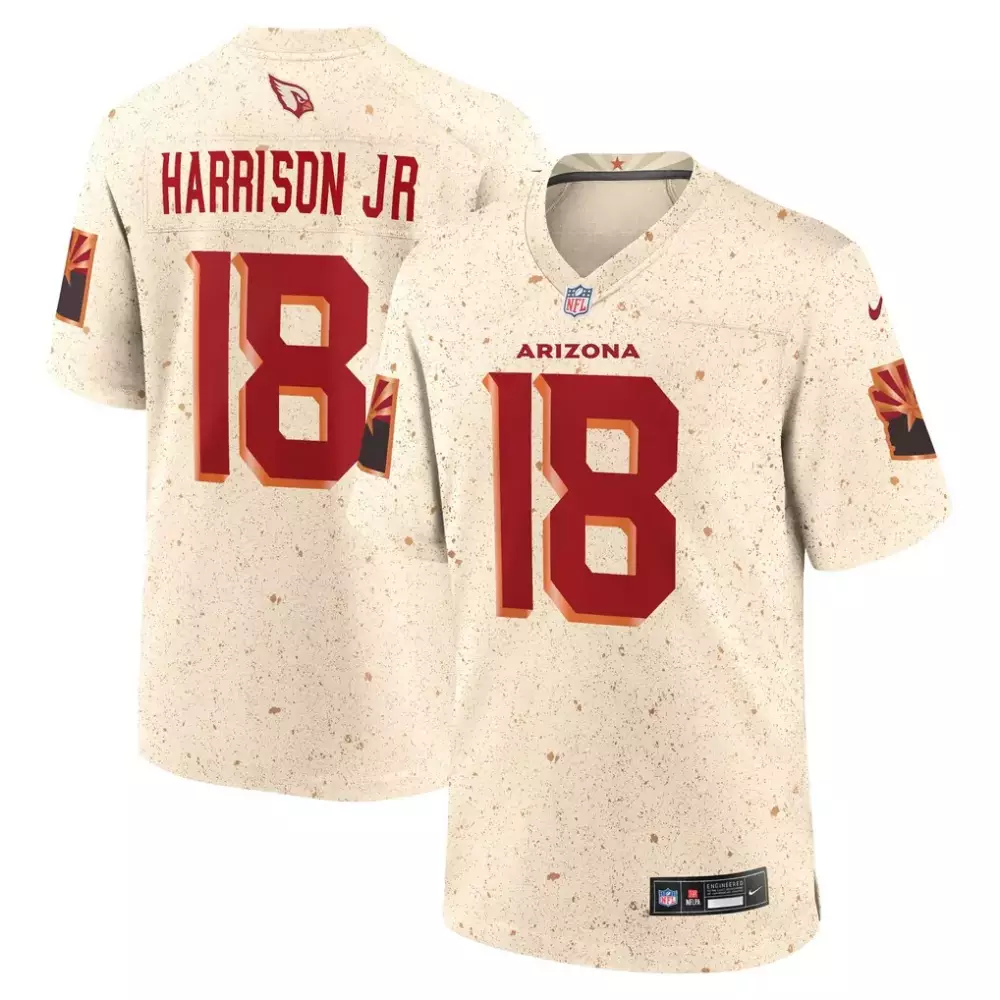 Marvin Harrison Jr. Arizona Cardinals Nike 2025 Rivalries Collection Game Jersey | Natural Color | Fan Gear for Men, Women & Youth