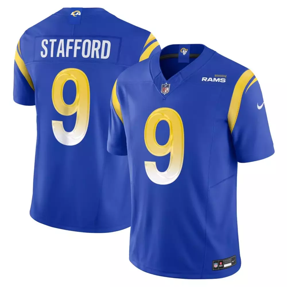 Matthew Stafford Los Angeles Rams Nike Vapor F U S E Limited Jersey | Royal Color | Limited Edition Fan Gear for Men, Women & Youth
