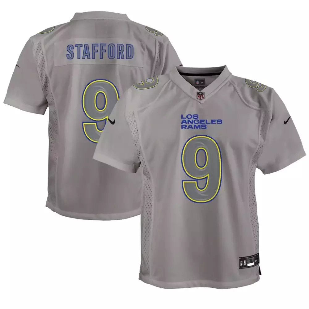 Matthew Stafford Los Angeles Rams Nike Youth Atmosphere Game Jersey | Gray Color | Fan Gear for Youth