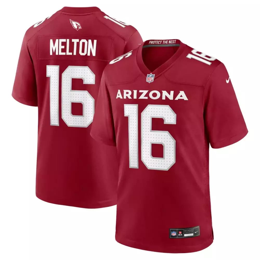 Max Melton Arizona Cardinals Nike Team Game Jersey | Cardinal Color | Team Apparel for Men, Women & Youth