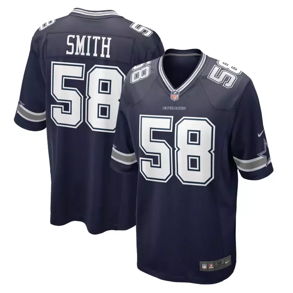 Mazi Smith Dallas Cowboys Nike Game Jersey | Navy Style | Perfect Fan Gear for Men, Women & Youth