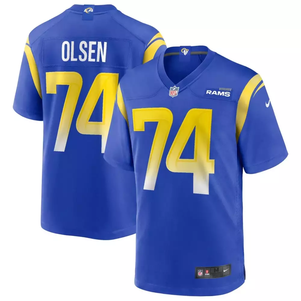 Merlin Olsen Los Angeles Rams Nike Game Retired Player Jersey | Royal | For Men, Women & Youth