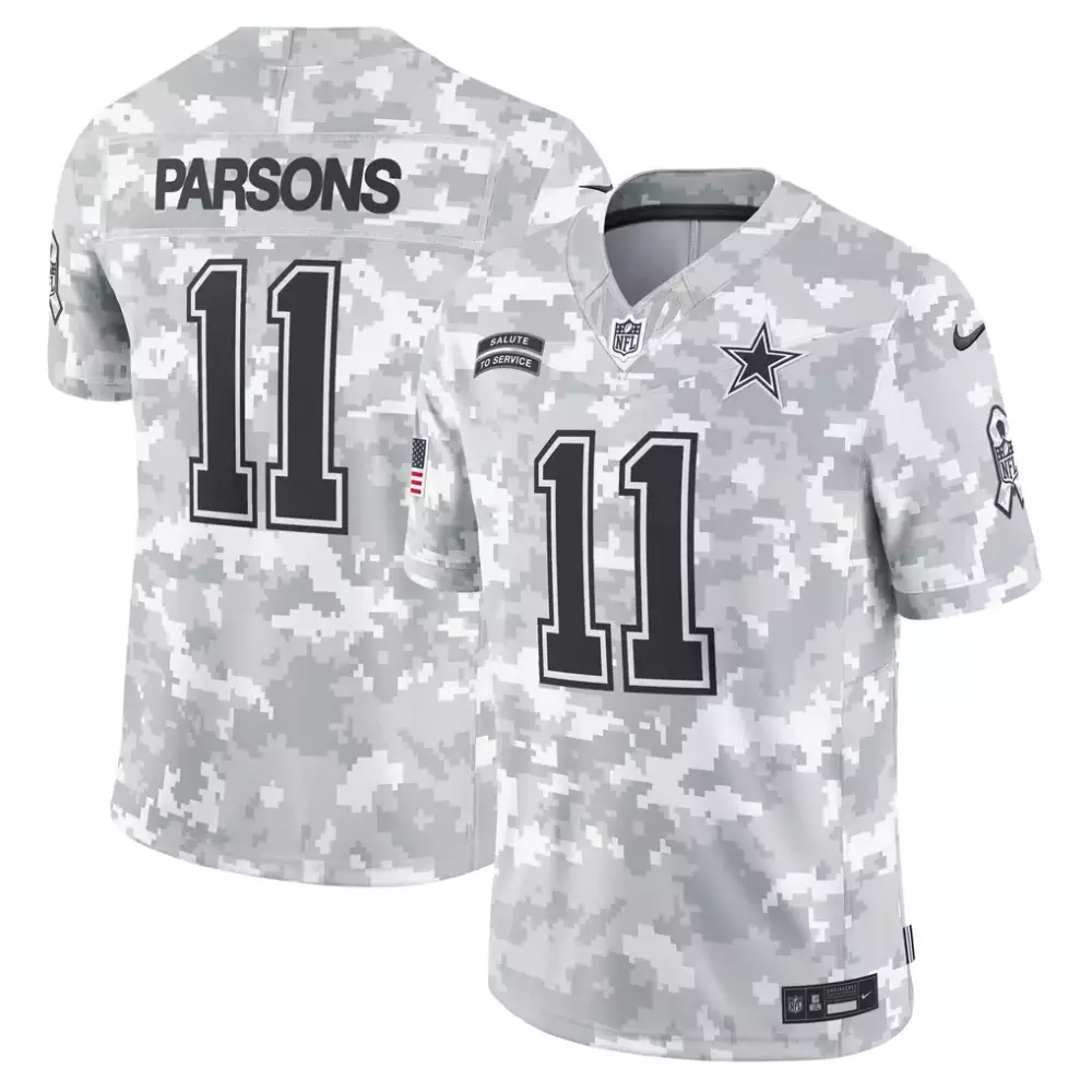 Micah Parsons Dallas Cowboys Nike 2024 Salute to Service Limited Jersey | Arctic Camo | Fan Gear for Game Day | For Men, Women & Youth