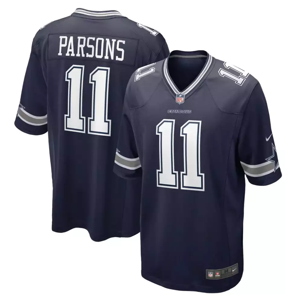 Micah Parsons Dallas Cowboys Youth Game Jersey | Navy Nike Style | Essential Fan Gear for Young Supporters | For Men, Women & Youth