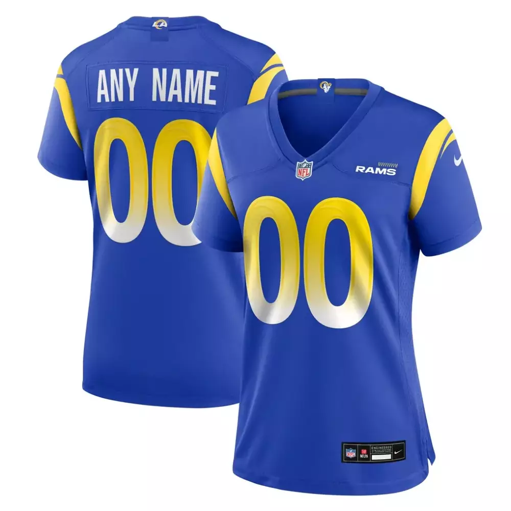 Custom Game Jersey | Nike Los Angeles Rams Women's Royal | Fan Gear for Game Day | For Men, Women & Youth