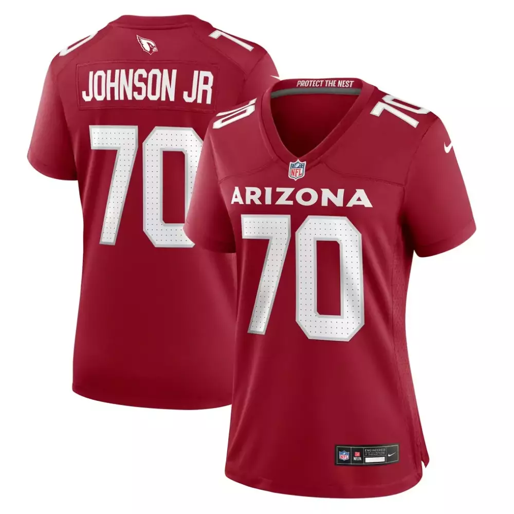 Paris Johnson Jr. Arizona Cardinals Nike Women's Game Jersey | Cardinal Color | Stylish Fan Gear for Women | For Men, Women & Youth