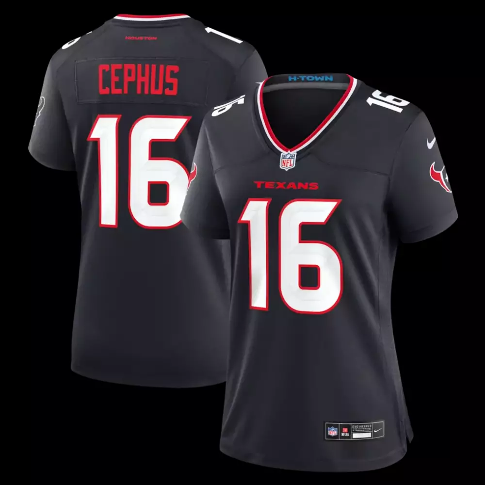 Quintez Cephus Houston Texans Nike Women’s Team Game Jersey Navy | Trendy Fan Gear | For Men, Women & You