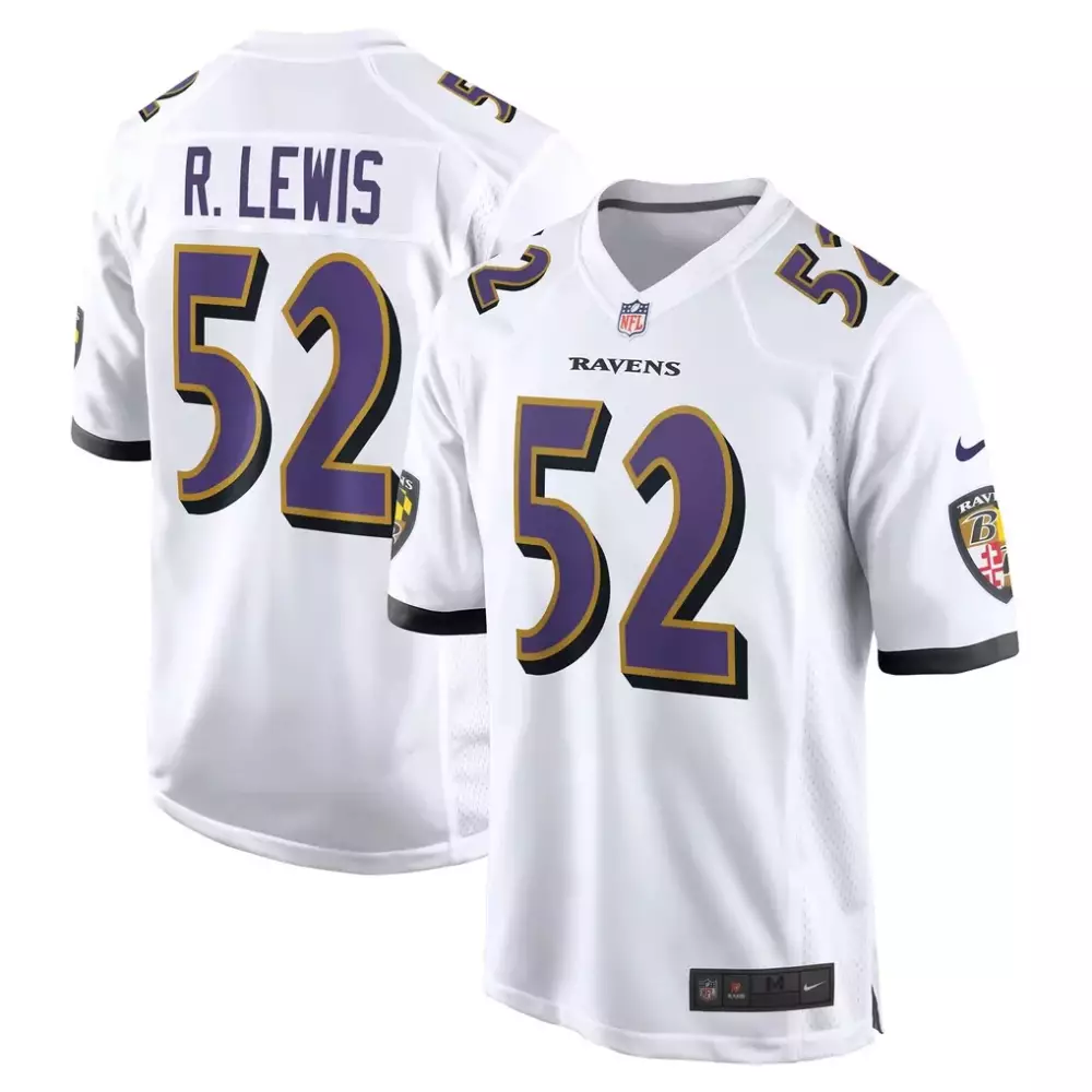 Ray Lewis Baltimore Ravens Nike Game Jersey | White | Classic Fan Gear for All | For Men, Women & Youth
