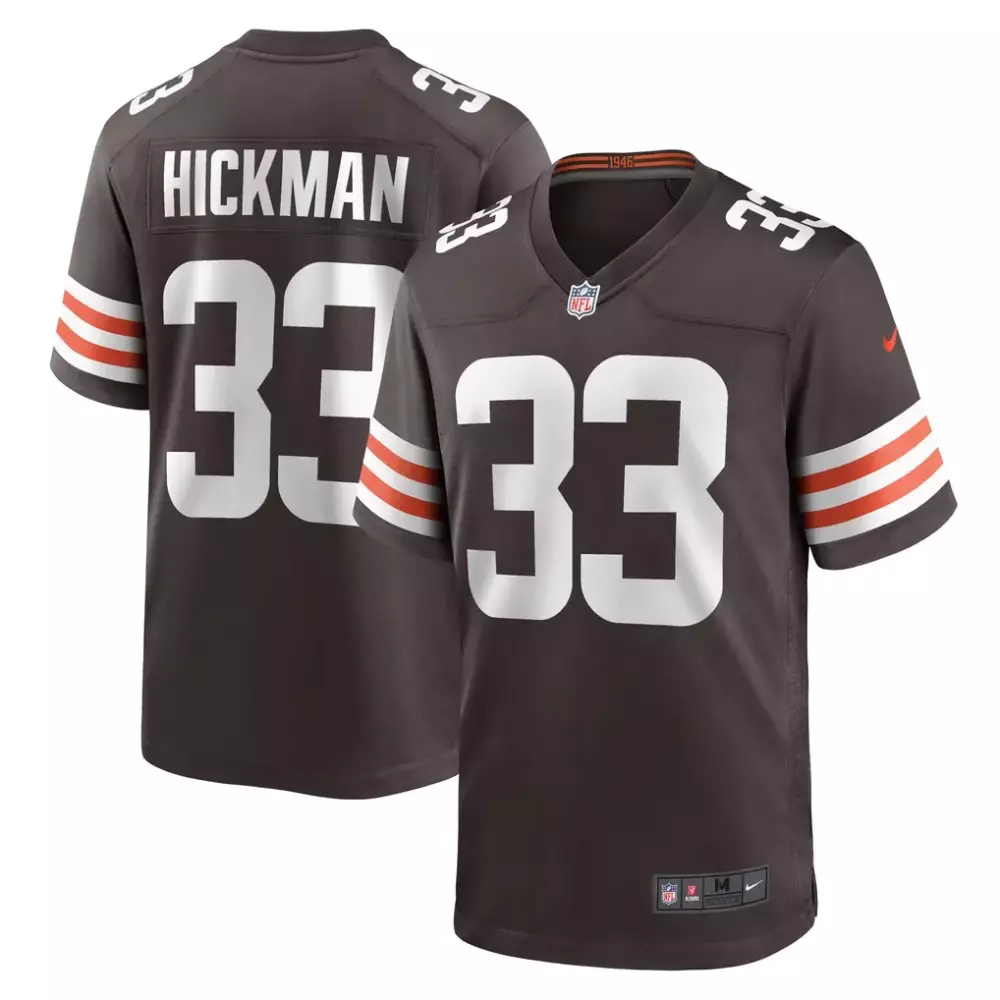Ronnie Hickman Cleveland Browns Nike Team Game Jersey | Brown Stitched Edition | Fan Gear for All Ages