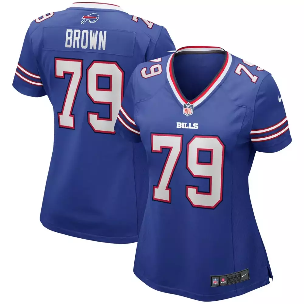 Ruben Brown Buffalo Bills Nike Women's Game Retired Player Jersey | Royal | Fan Gear for Women