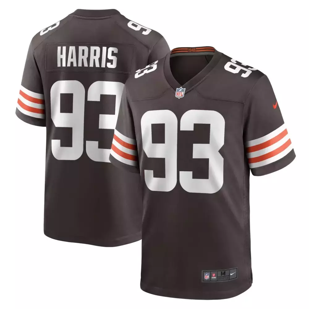 Shelby Harris Men's Nike Team Game Jersey | Cleveland Browns | Brown | Game Day Outfit for Men, Women & Youth
