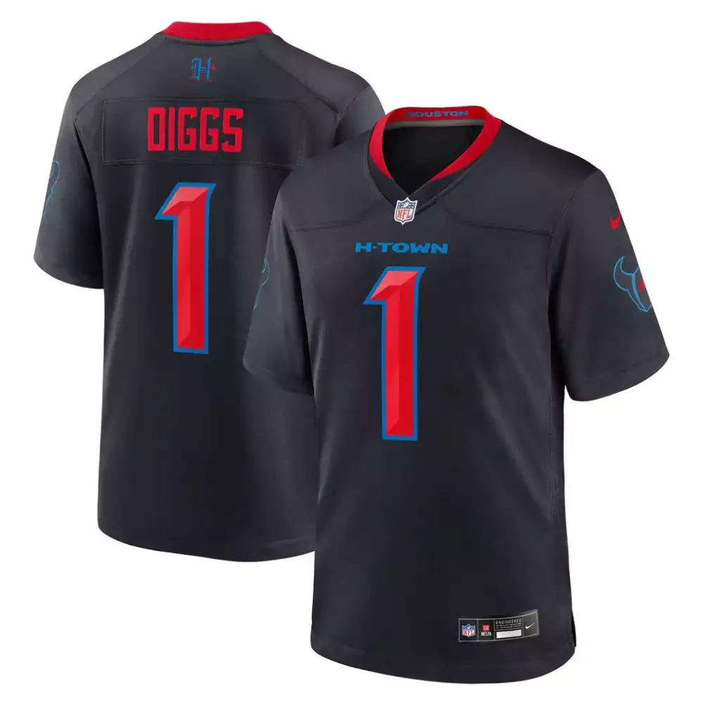 Stefon Diggs Houston Texans Nike Alternate Game Jersey | Navy | Perfect Fan Gear | For Men, Women & Youth