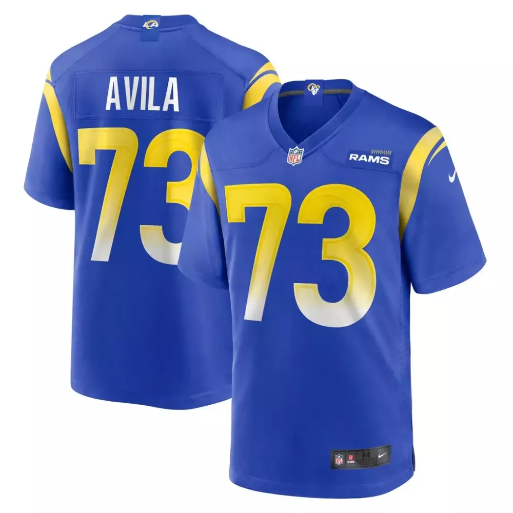 Steve Avila Los Angeles Rams Nike Home Game Jersey Royal | Stylish Fan Gear | For Men, Women & Youth