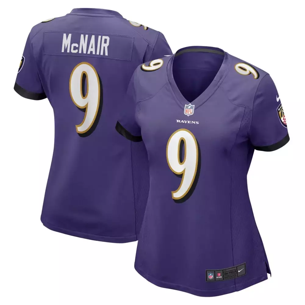 Steve McNair Baltimore Ravens Nike Women's Game Retired Player Jersey | Purple | Fan Gear for Women & Youth