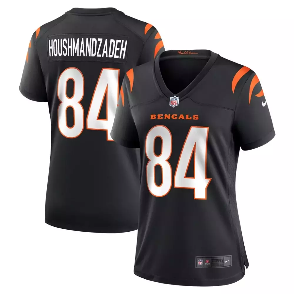 T.J. Houshmandzadeh Cincinnati Bengals Black Women's Game Jersey | Nike Retired Player Fan Gear | For Women, Men & Youth