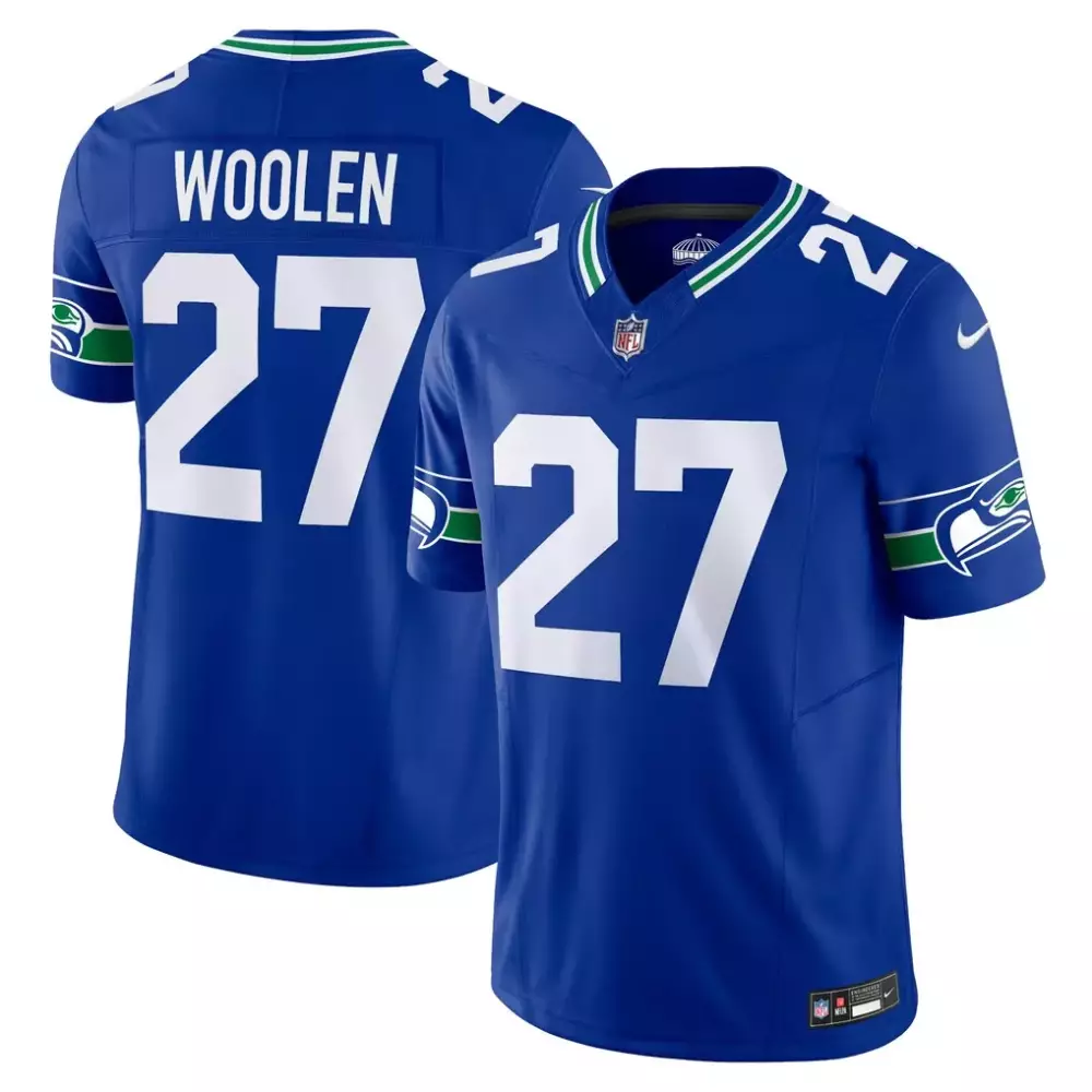 Tariq Woolen Seattle Seahawks Nike Game Jersey | Neon Green | For Men, Women & Youth