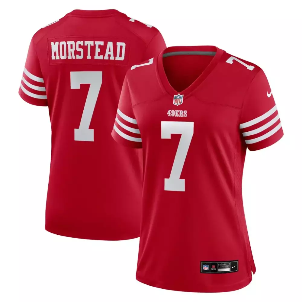 Thomas Morstead San Francisco 49ers Nike Women's Team Game Jersey | Scarlet | For Women & Youth | Stylish Fan Gear