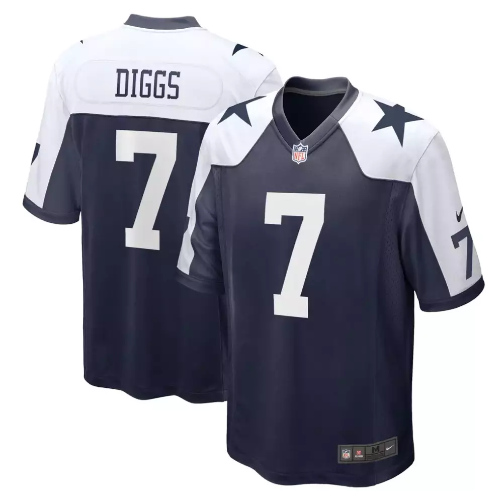 Trevon Diggs Dallas Cowboys Alternate Game Team Jersey | Navy Stitched Fan Gear | For Men, Women & Youth