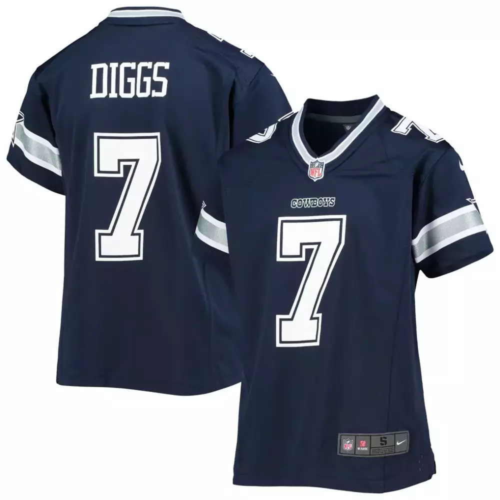 Trevon Diggs Dallas Cowboys Nike Youth Game Jersey | Navy | Essential Fan Gear for Men, Women & Youth