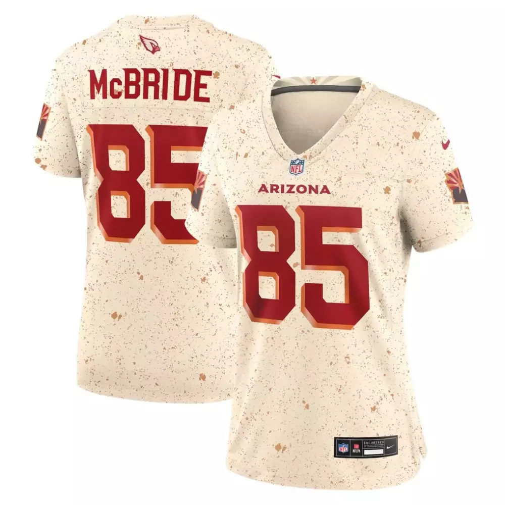 Trey McBride Arizona Cardinals Nike Women's 2025 Rivalries Collection Game Jersey | Natural Color | Fan Gear for Women & Youth