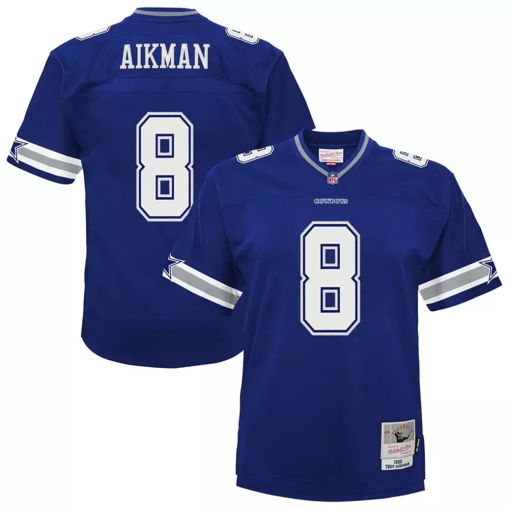 Troy Aikman Dallas Cowboys Mitchell & Ness Preschool 1996 Retired Player Legacy Jersey | Navy Color | For Men, Women & Youth