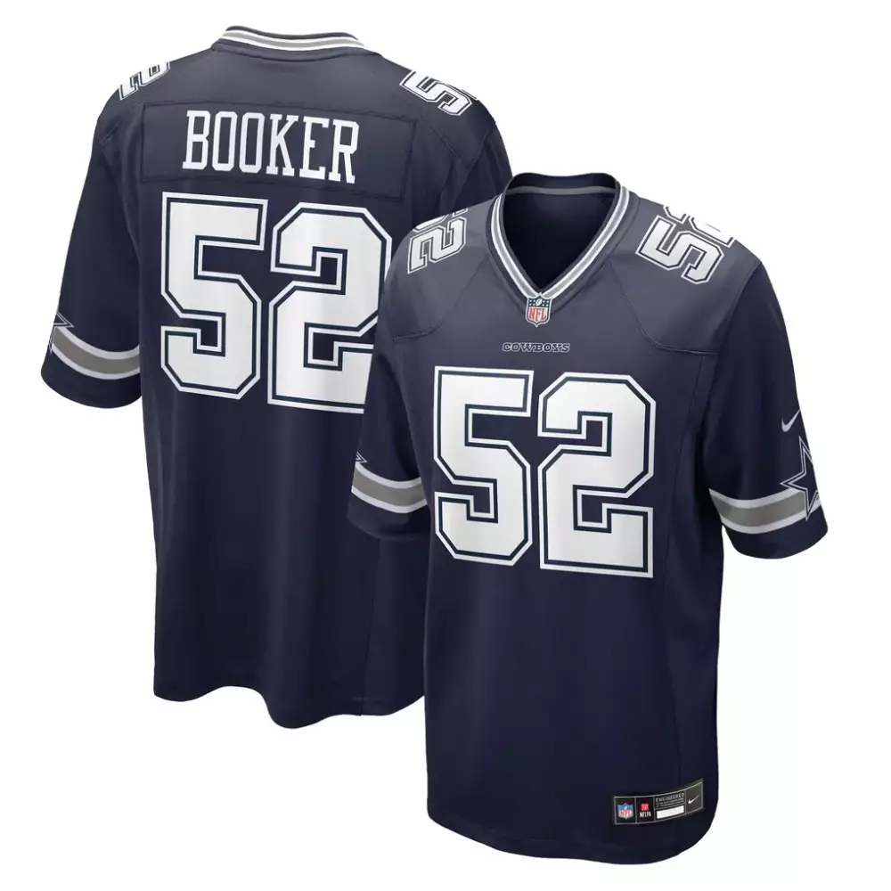 Tyler Booker Dallas Cowboys Game Jersey | Nike 2025 NFL Draft Edition | Navy Fan Gear | For Men, Women & Youth