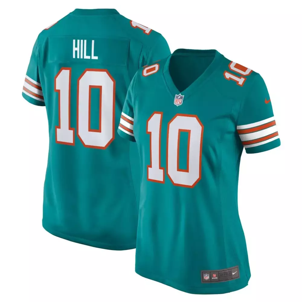 Tyreek Hill Miami Dolphins Nike Women's Game Jersey | Aqua Color | Fan Gear for Game Day | For Men, Women & Youth