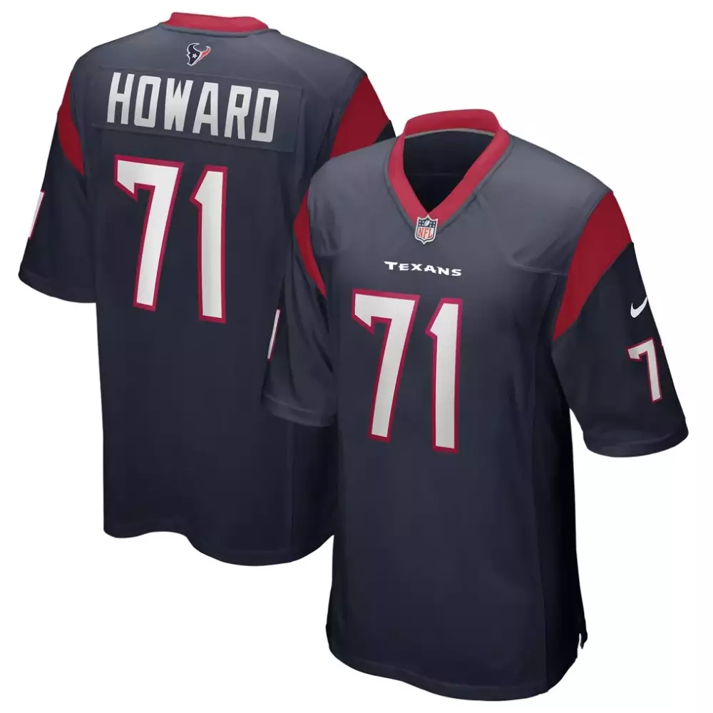 Tytus Howard Houston Texans Nike Game Jersey | Navy Stitched Fan Gear | For Men, Women & Youth
