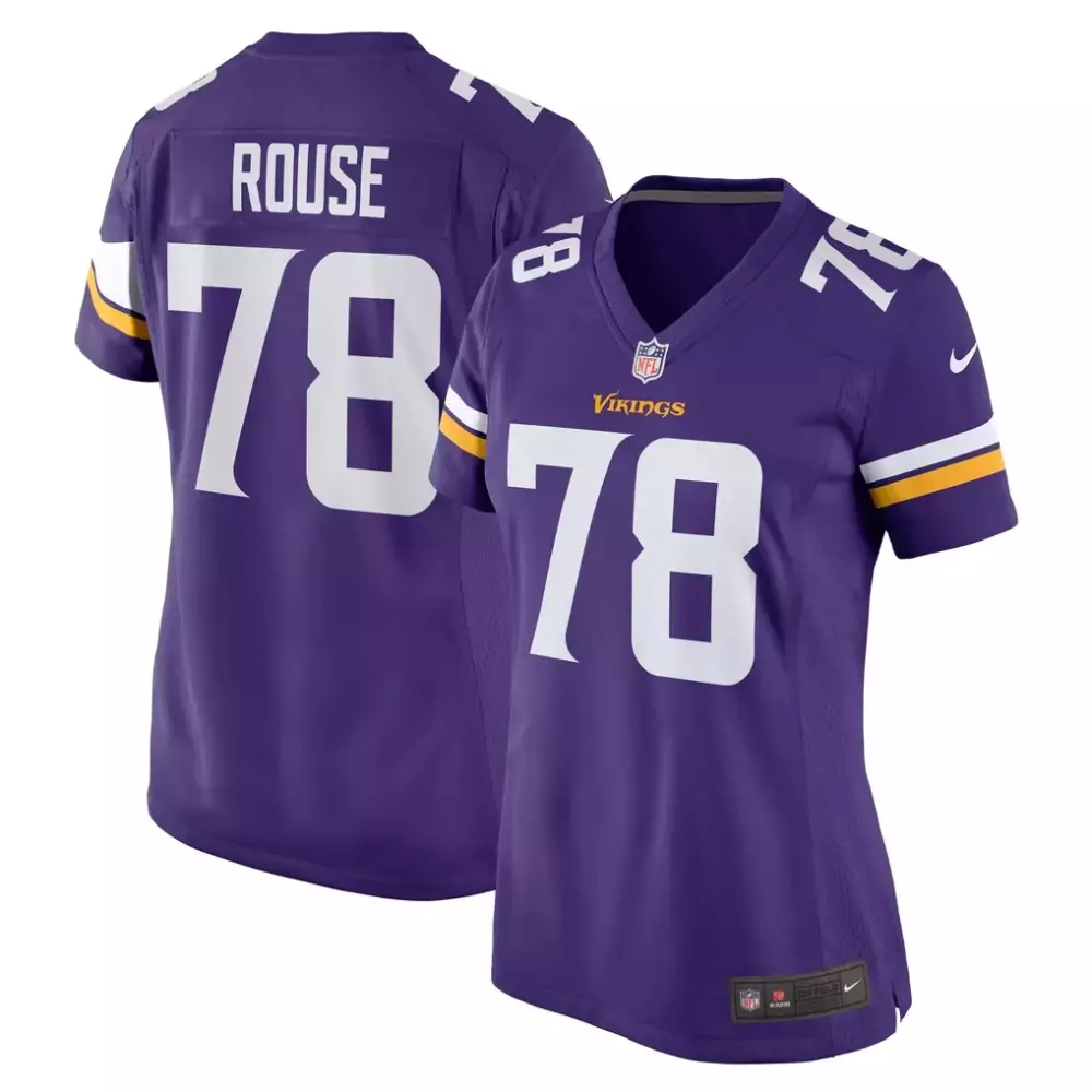 Walter Rouse Minnesota Vikings Nike Women's Game Jersey | Purple Style | Fan Gear for Game Day | For Men, Women & Youth