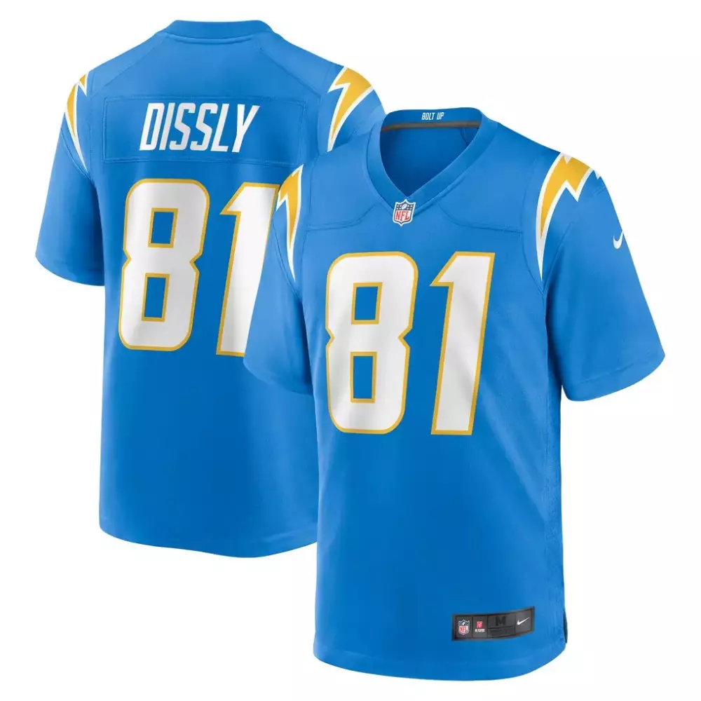 Will Dissly Los Angeles Chargers Nike Game Jersey | Powder Blue Style | Limited Edition Fan Gear | For Men, Women & Youth