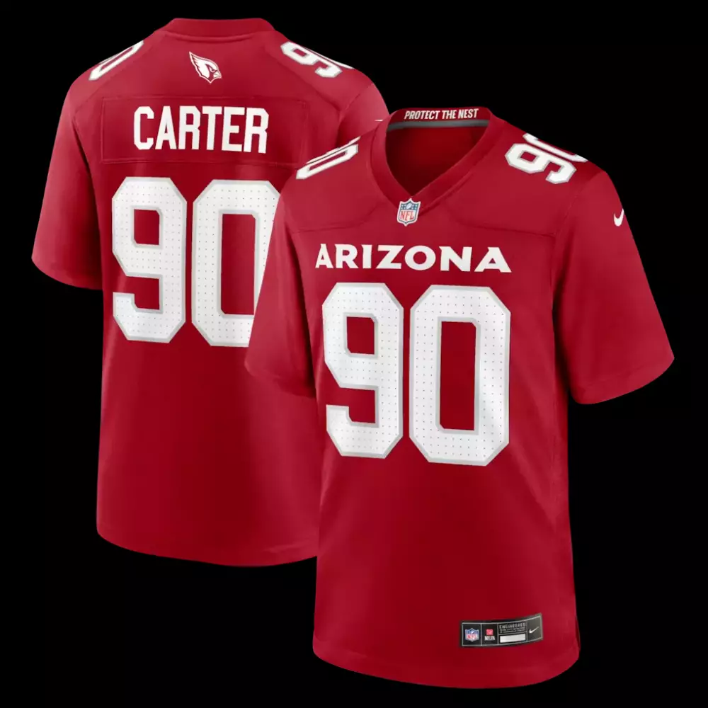 Zach Carter Arizona Cardinals Nike Team Game Jersey | Cardinal Color | Replica Fan Gear for Men, Women & Youth
