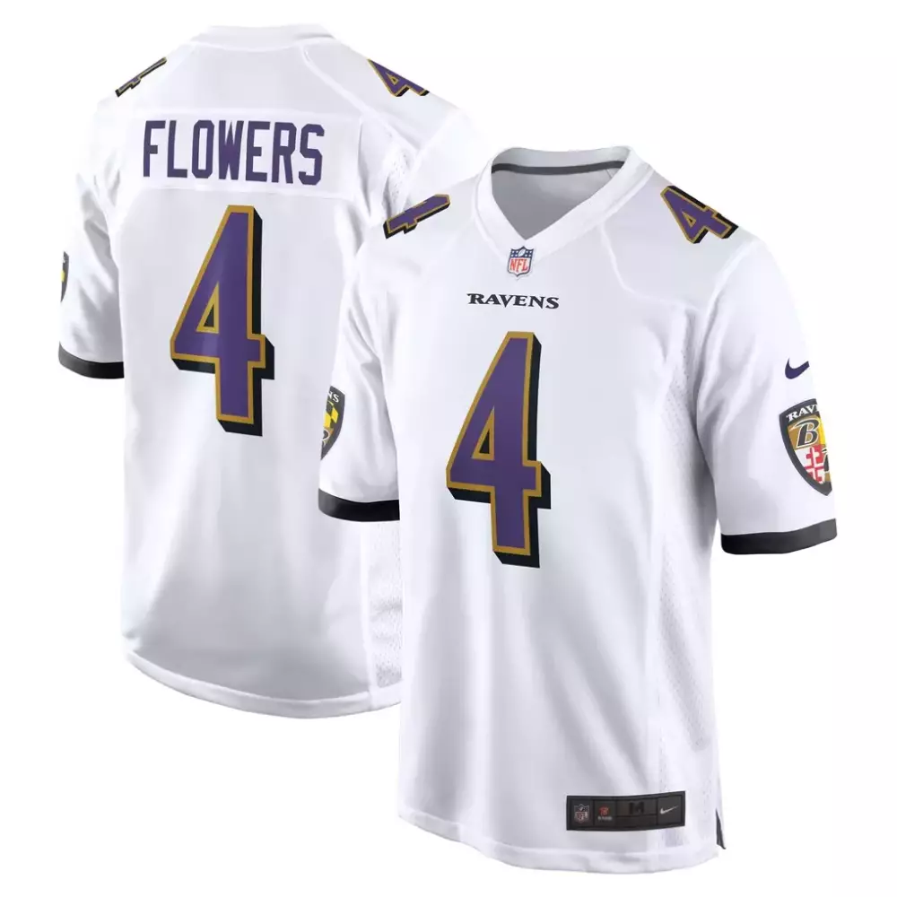 Zay Flowers Baltimore Ravens Nike Vapor Limited Jersey | Men's Purple Stitched Fan Gear | For Men, Women & Youth