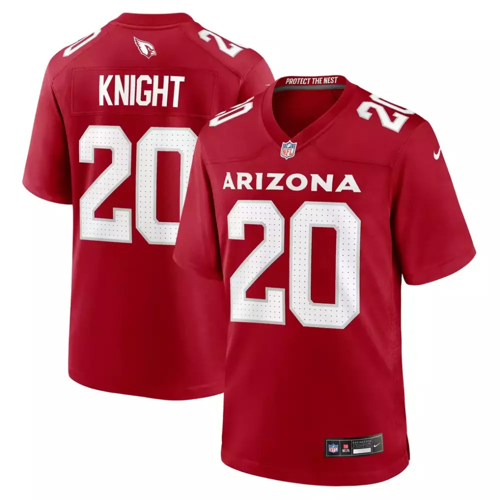 Zonovan Knight Arizona Cardinals Nike Team Game Jersey | Cardinal Color | Replica Fan Gear for Men, Women & Youth