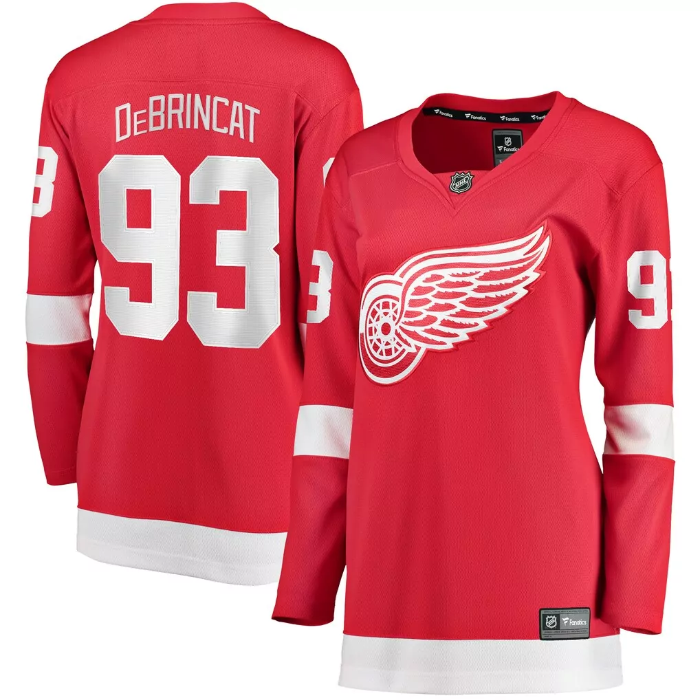 Alex DeBrincat Detroit Red Wings Women's Breakaway Jersey | Home Red | Fan Gear for Game Day | For Women, Men & Youth