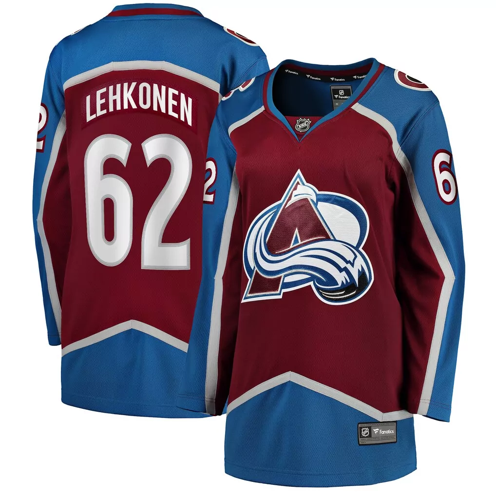 Artturi Lehkonen Colorado Avalanche Women's Home Breakaway Jersey | Stylish Fan Gear for Women