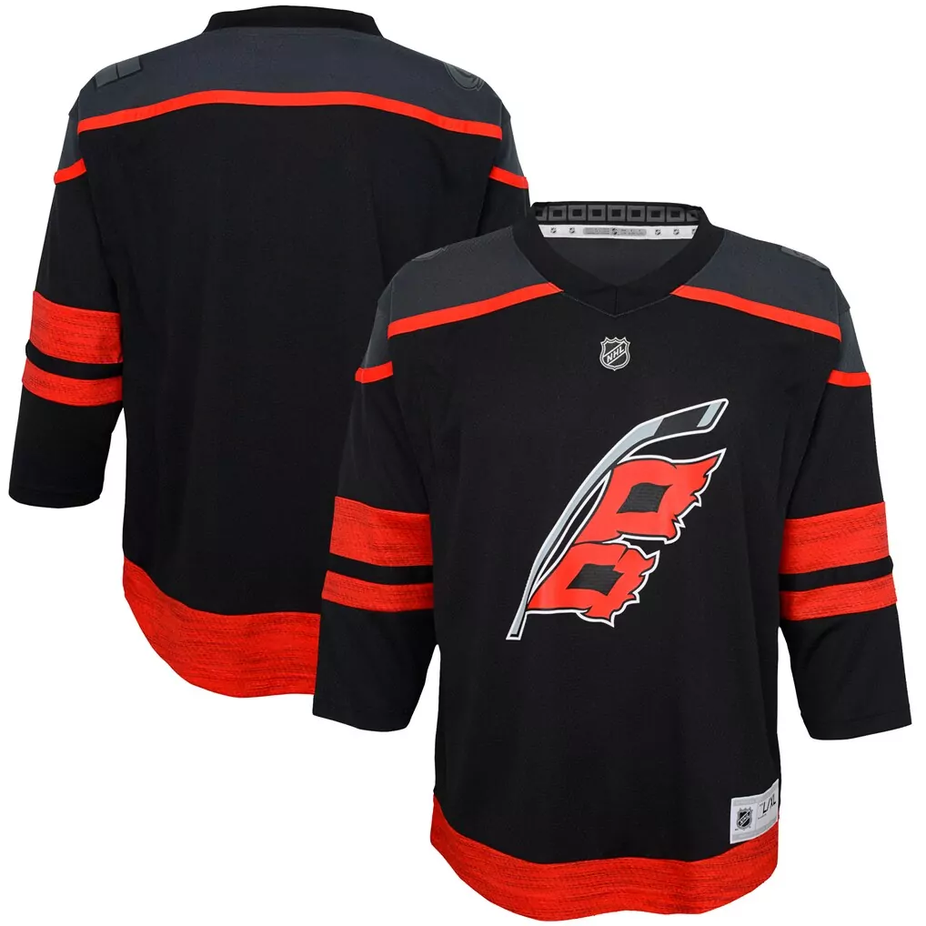 Carolina Hurricanes Youth Home Replica Jersey | Black Fan Gear | Perfect for Game Day | For Men, Women & Youth