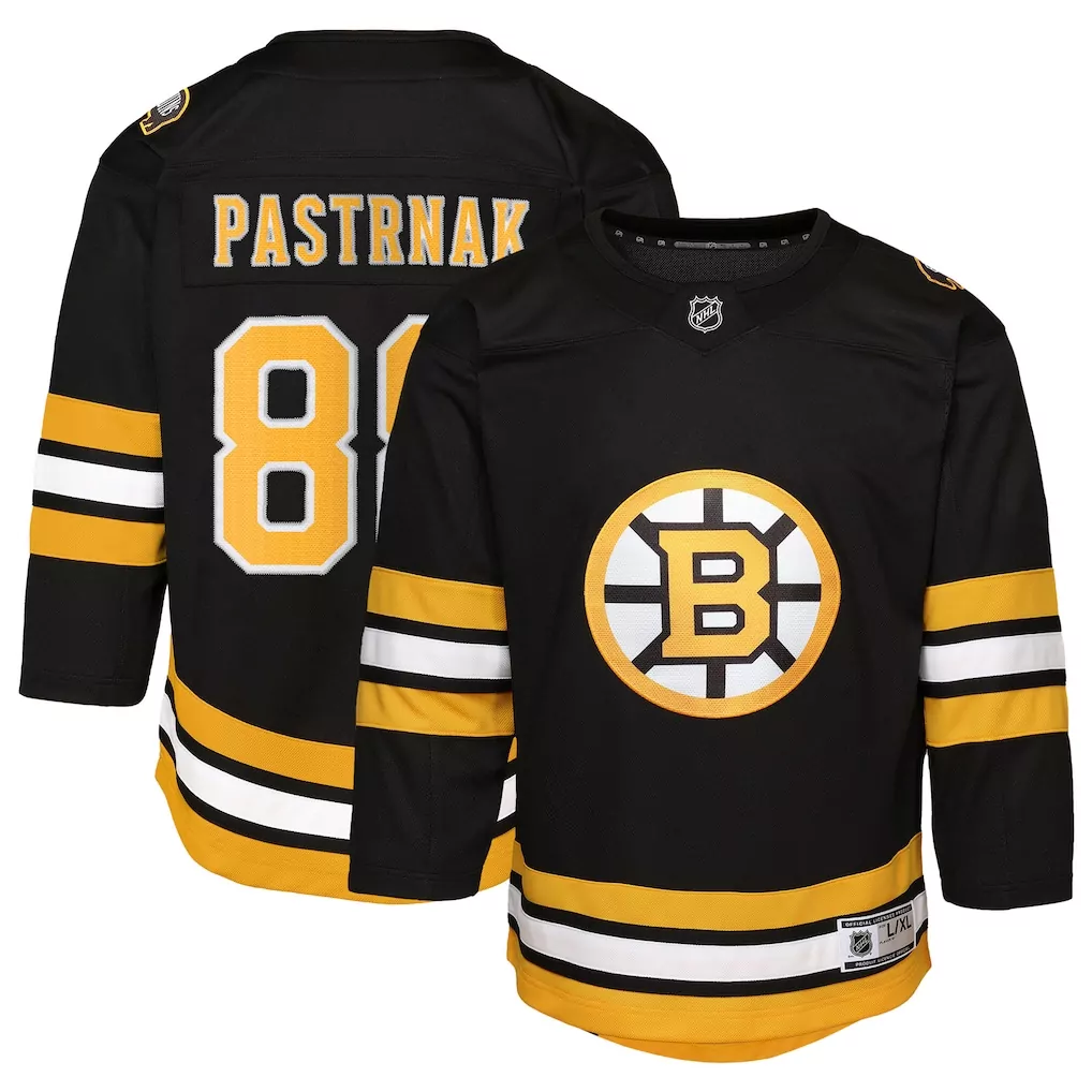 Pastrnak Boston Bruins Infant Home Replica Jersey | Black Fan Gear | Perfect for Little Fans | For Men, Women & Youth